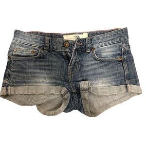 H&M L.O.G.G. Womens Denim Jean Shorts Size 25